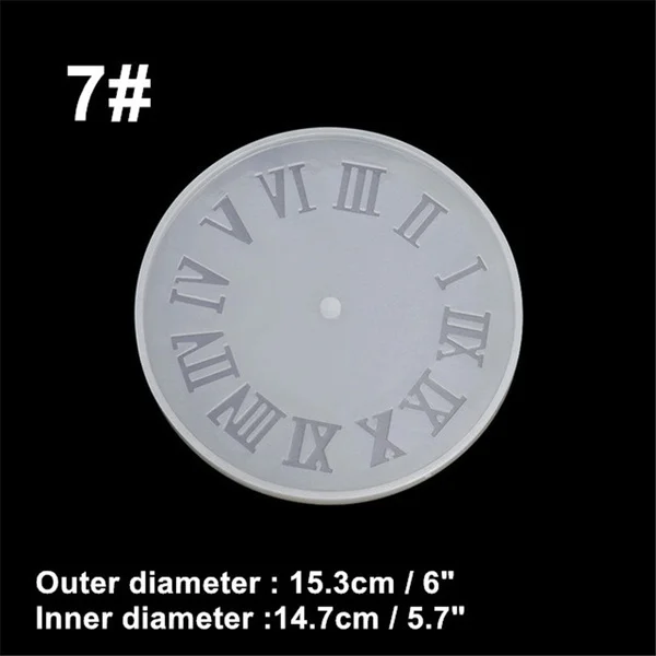 1pc Stille Uhr Bewegung Silikon Form Uhr Für Schmuck Uhr Harz Silikon Form Werkzeug DIY Epoxy Harz Formen DIY Zubehör