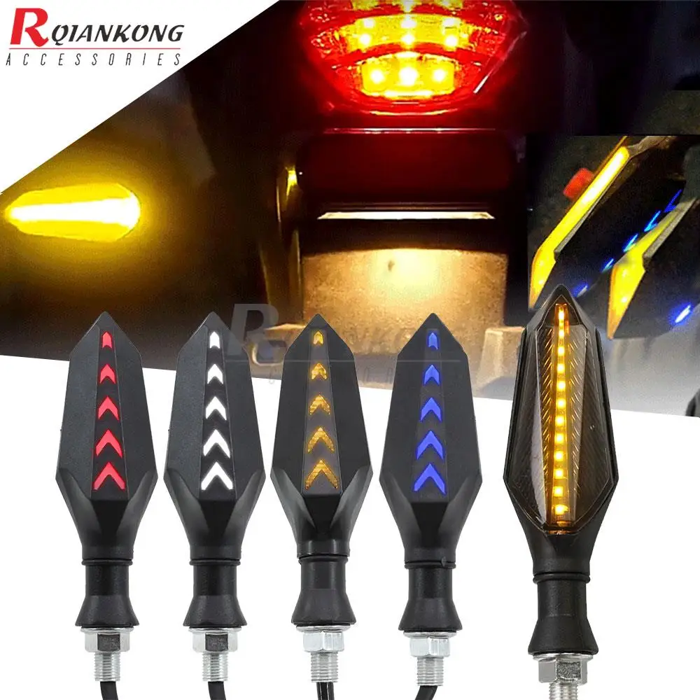 For Honda CBR 125 150 250 300 400 500 600 650 900 929 654 1000 1100 R/RR/F Universal Motorcycle LED Turn Signal Indicator Lights 