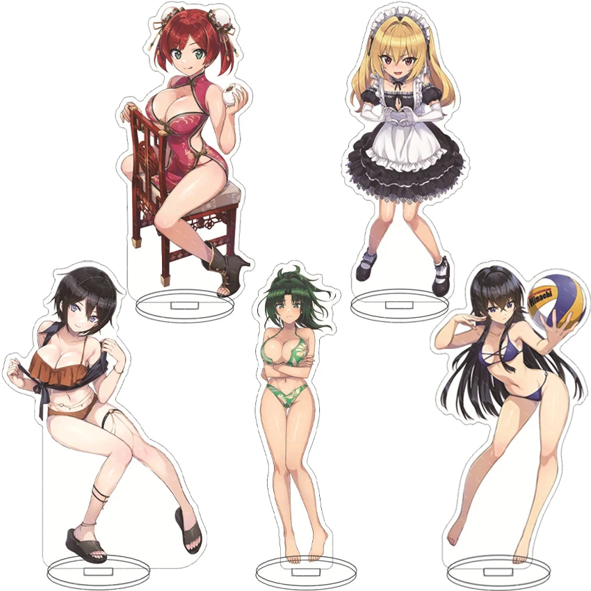 

16CM Anime Game Figure Dolphin Wave Sakimiya Ika Tsujijo Michiru Hinamin Anri Nagayuki Hyouki Cos Acrylic Stand Ornaments Gifts