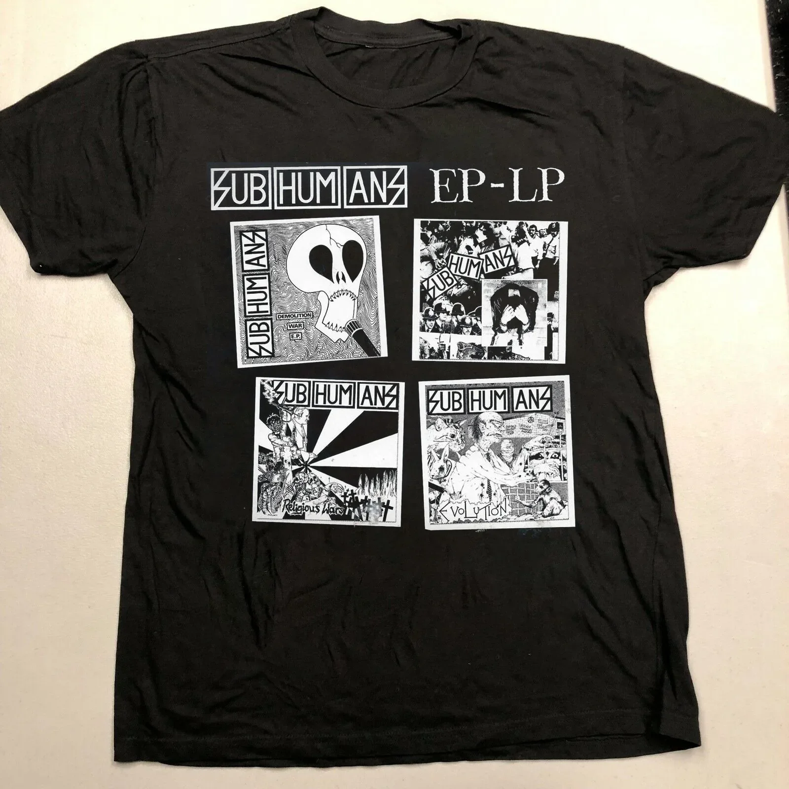 Religious Wars - Subhumans Band Unisex T-shirt All Size S To 5XL LL1822 long sleeves