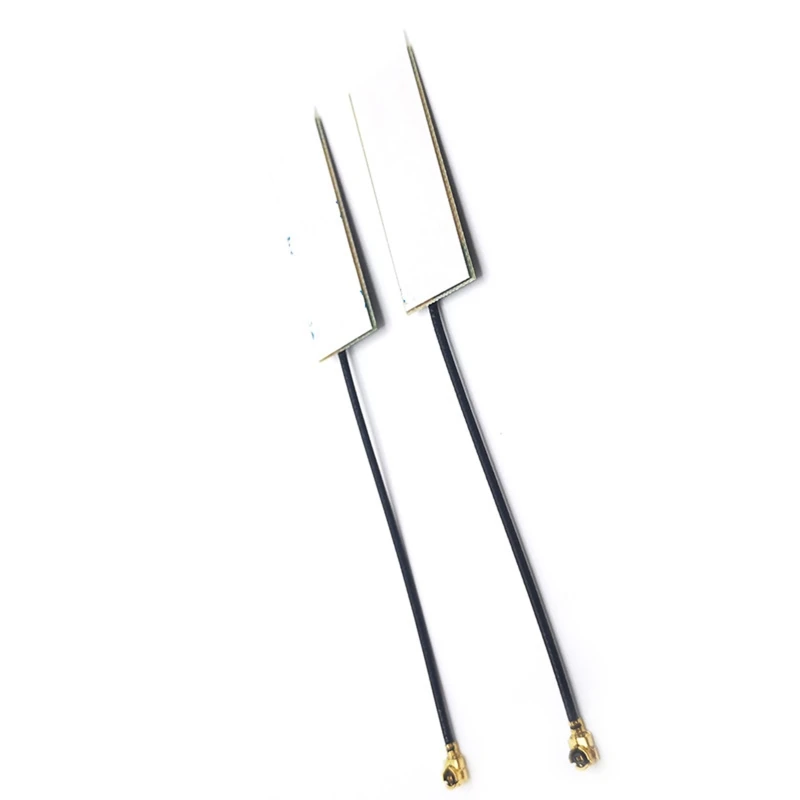2pcs Mini PCIE Wifi Internal Antenna Laptop Wifi BT Film Antenna For 2pcs U.FL IPEX MHF4 to Network Card Tablet Adapter Antenna
