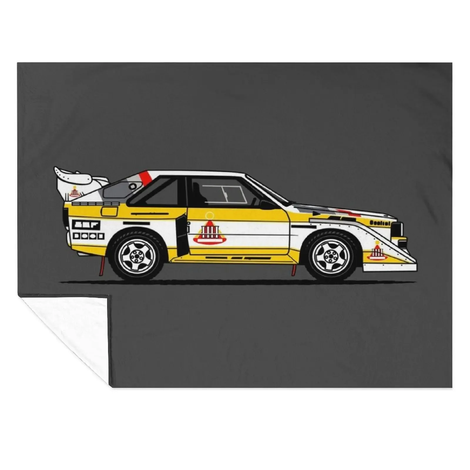 

S1 Group B Classic Rally Car Throw Blanket Decorative Sofas Luxury Thicken Travel Hair Blankets