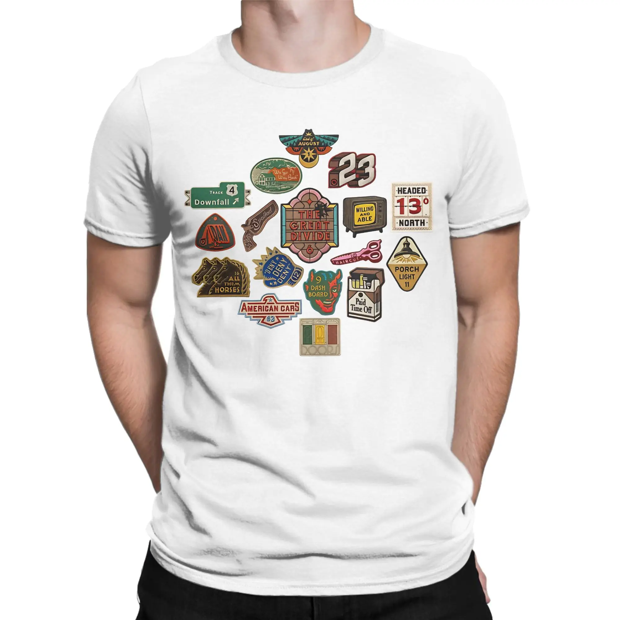 The Great Divide Patches Men Women's T Shirt NK Singer Novelty Tee Shirt Short Sleeve T-Shirts Pure Cotton Gift Clothing