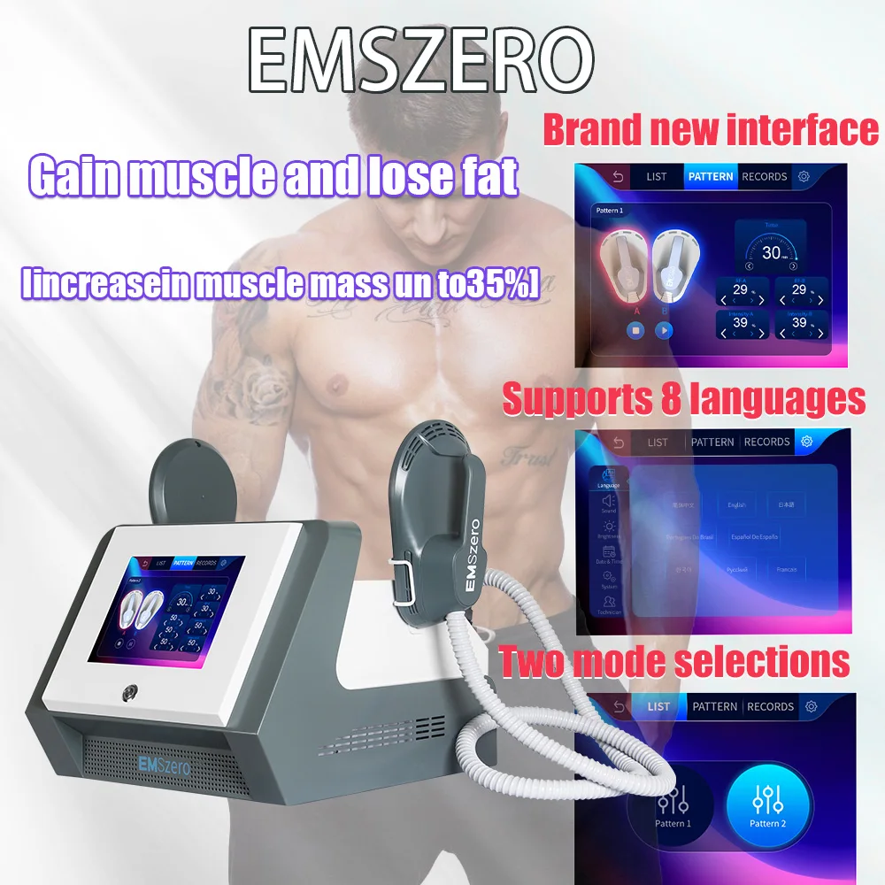 Mesin EMSzero Neo profesional 2024 Hiemt Nova EMS Sculpt otot stimulasi 5 pegangan RF dengan bantalan lantai pinggul