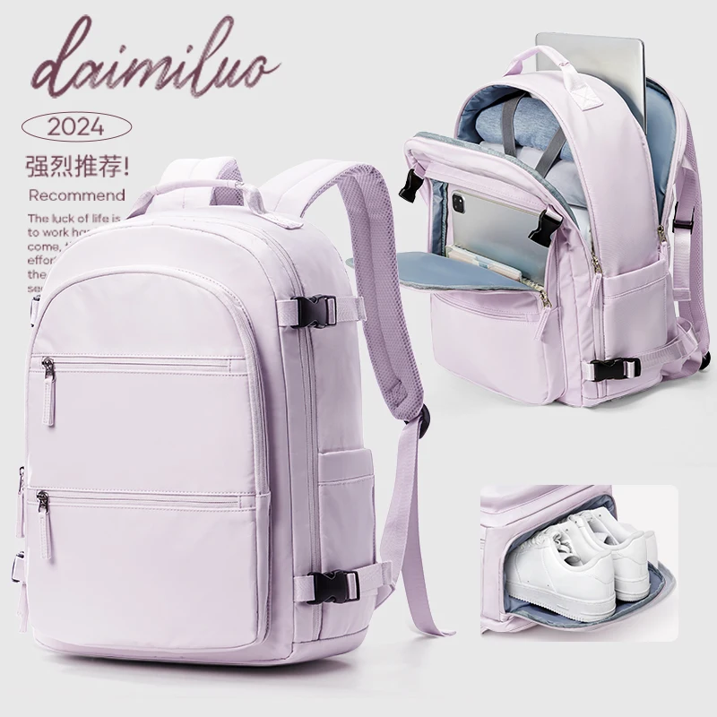

Large Capacity Travel Backpack for Women Men, Waterproof Anti-Theft Casual Daypack Cabin Backpack, Women College School Backpack