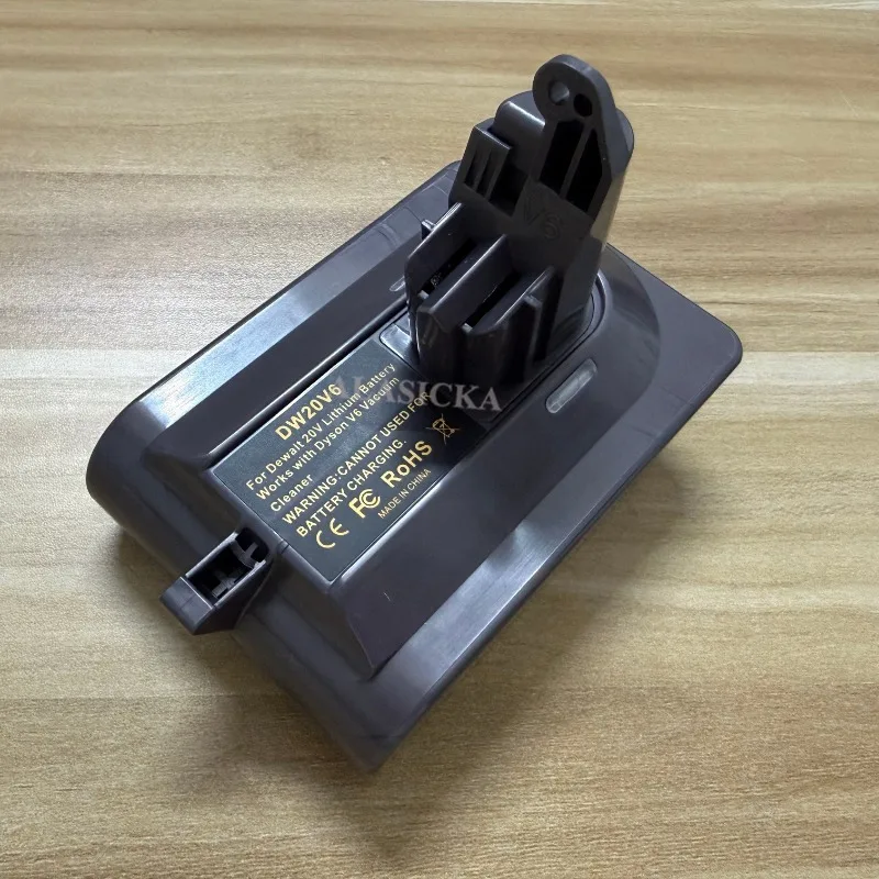 Battery Adapter DW20V6 for Dewalt 20V Lithium Battery Converted To for Dyson V6 Battery Fit for Dyson V6 Series Vacuum Cleaners