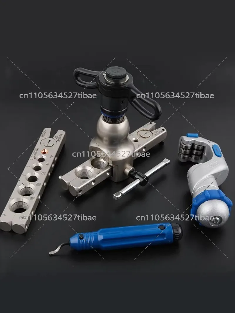 Eccentric Copper Pipe Expander Tool with Bell Mouth Hole Cutter for Air Conditioner Durable Manual Expansion Tool for Installati
