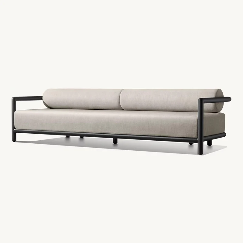 *High Quality Garden Sofa Sets Hotel Coating Aluminum Modern Yard Sofa Outdoor Furniture Lounge Couch