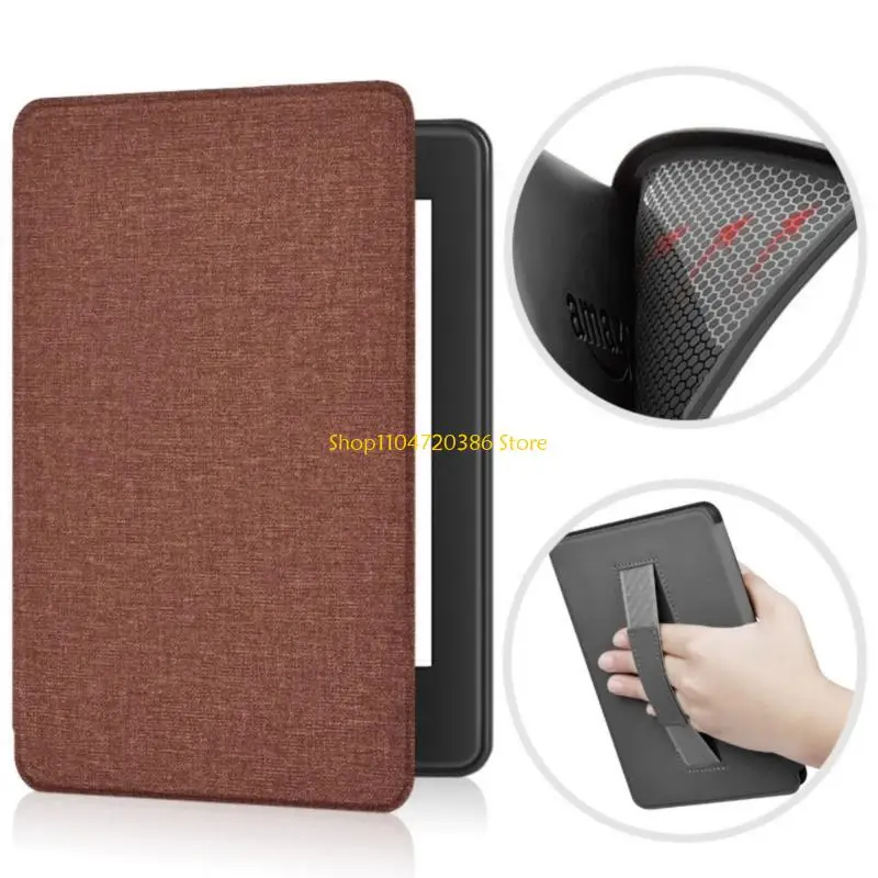 

Color TPU Case Auto Sleep для бумаги белый 12 -й генерал 2024 7 дюймов с текстурой ткани и легким доступом