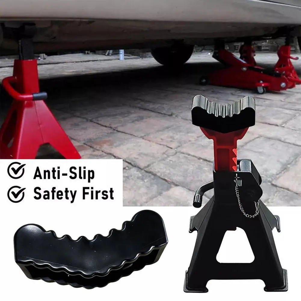 Car Slotted Lift Jack Stand Rubber Pad Floor Adapter Frame Rail Pinch Lifting Universal Repair Tools Safety Grip Pads 3Ton 6Ton