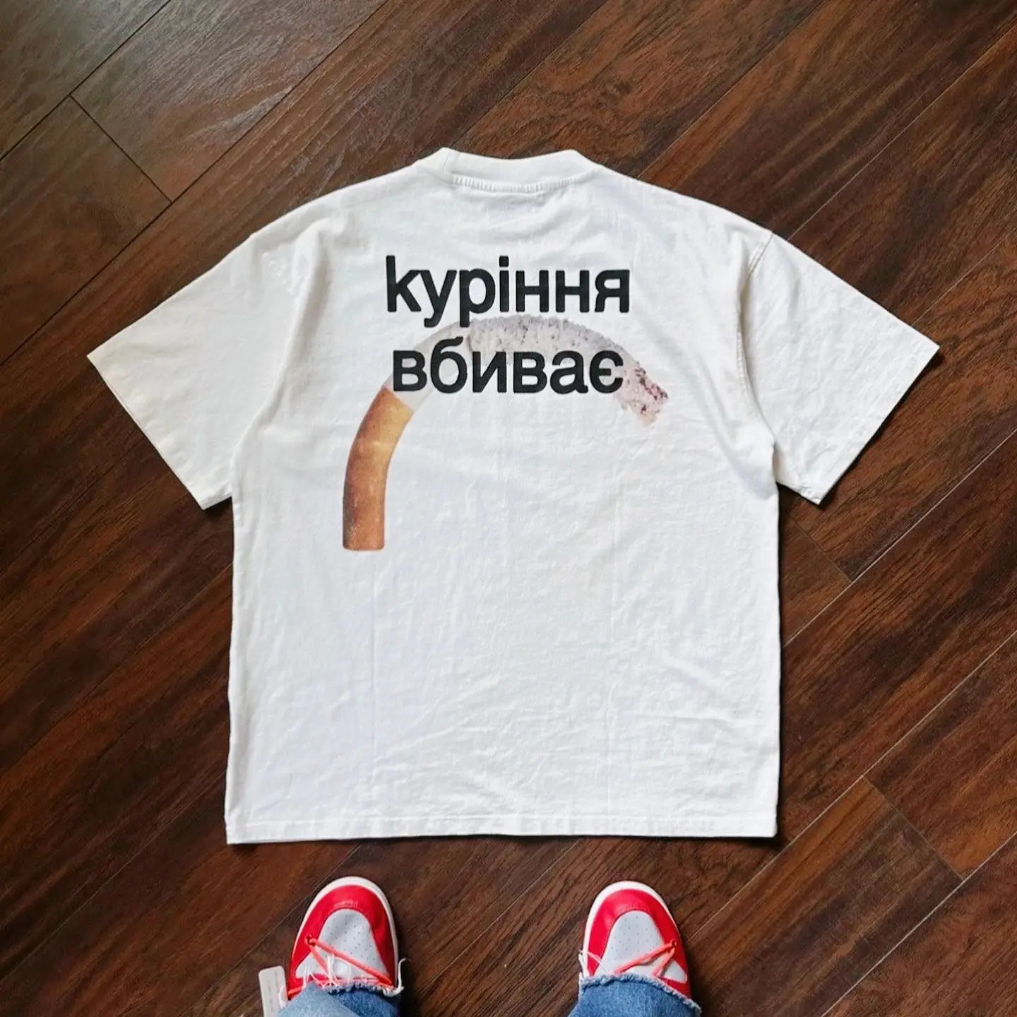The Smoking Kills Collection Printing Cotton Fabric T-Shirt Summer Street Style Short Sleeved T-Shirt Cool Design Retro Tee Tops