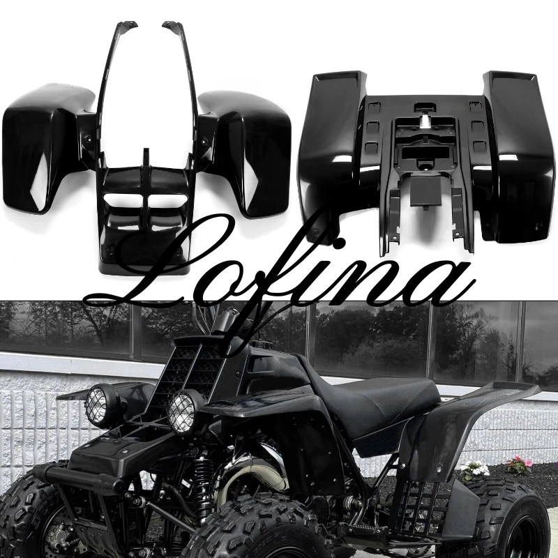 2026 For Yamaha Banshee Fenders Front + Rear Plastic Body 1987-2006 Black