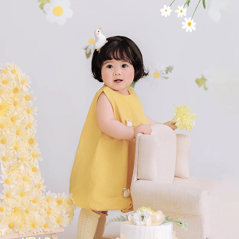 Écharpe de Sauna en Dentelle à Fleurs pour Bébé Fille, Vêtements de Photographie, Mignon Canard, Épingle à Cheveux, Accessoires de Document Solide, Robe, Chaussettes Imbibées, Costume de Tir pour Enfants