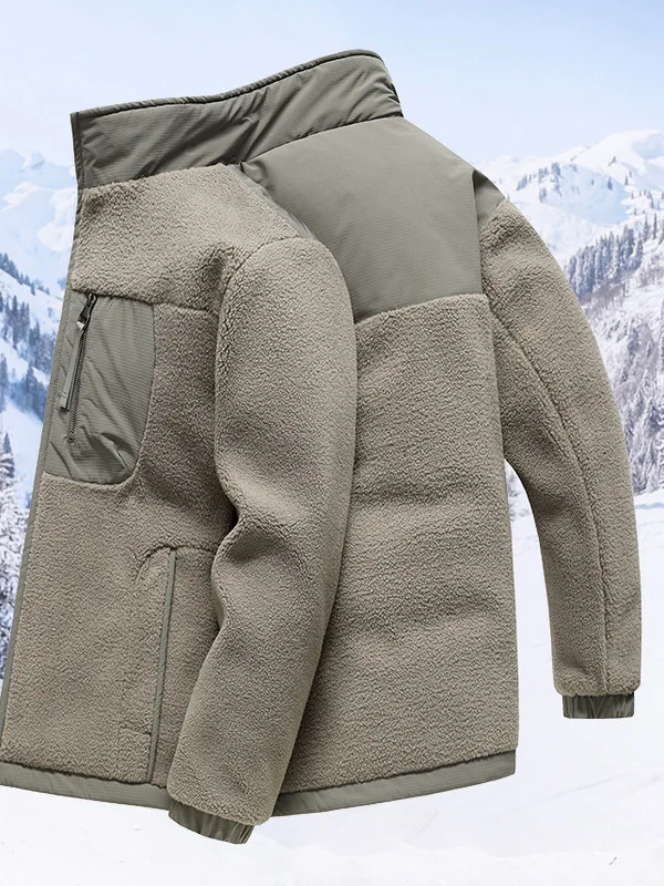 

Мужская зимняя куртка-пуховик с воротником-стойкой, модная верхняя одежда из полиэфирного волокна с наполнителем из белого утиного пуха