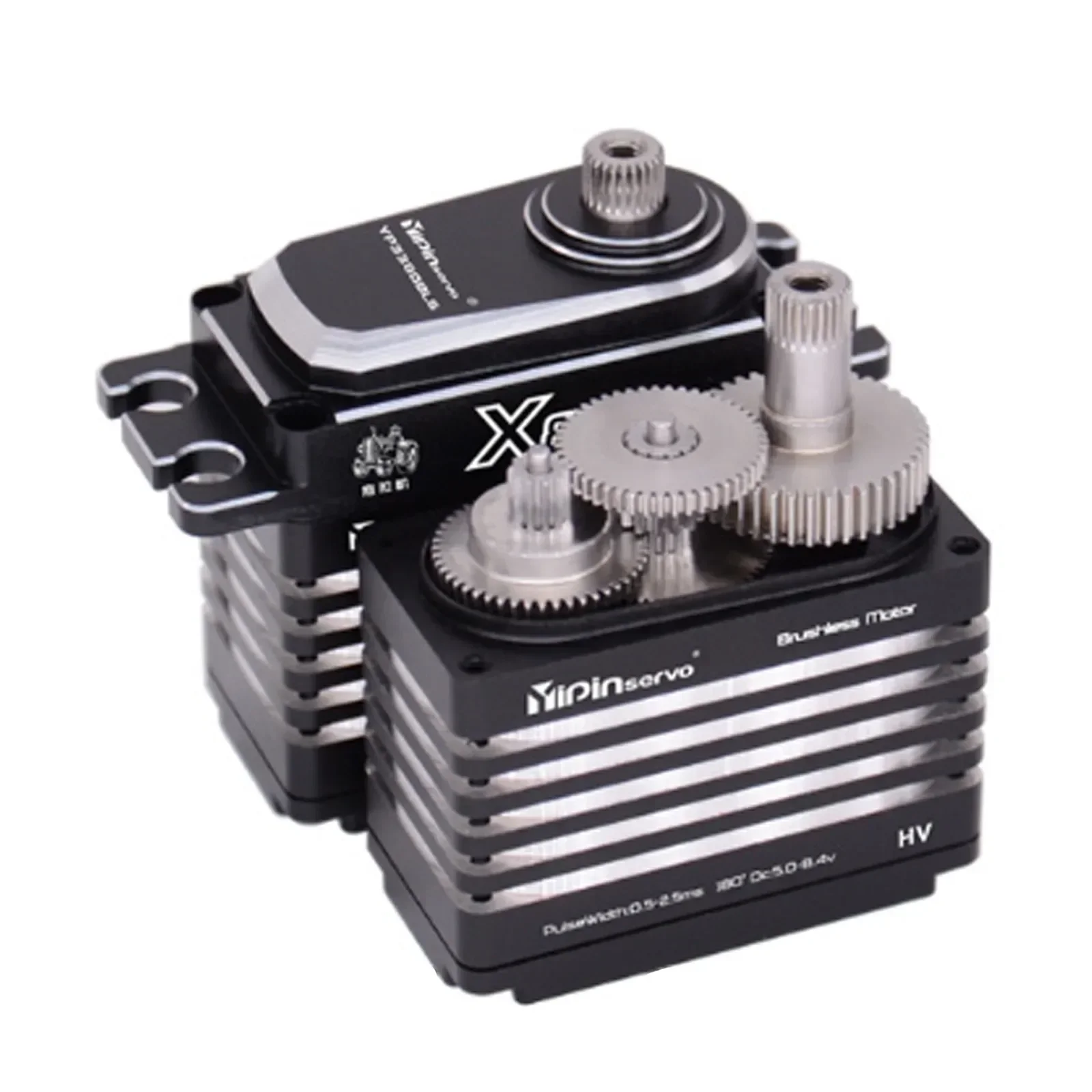 Servo digital rc 70kg, todo em metal, ip67, à prova d'água, 5.0-8.4v, motor sem escova, engrenagem de aço, modelo rc, carros, grau industrial, robô servo