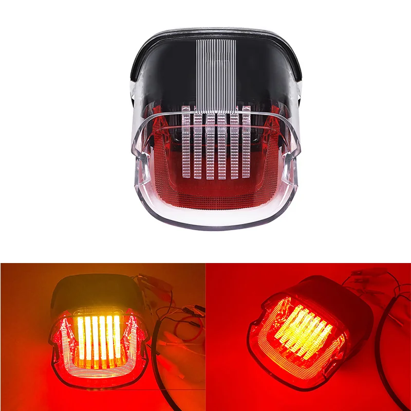 LED Brake Tail Light Motorcycle for FLSTF Night Train Touring Softail Sportster Road King Electra Road Glide