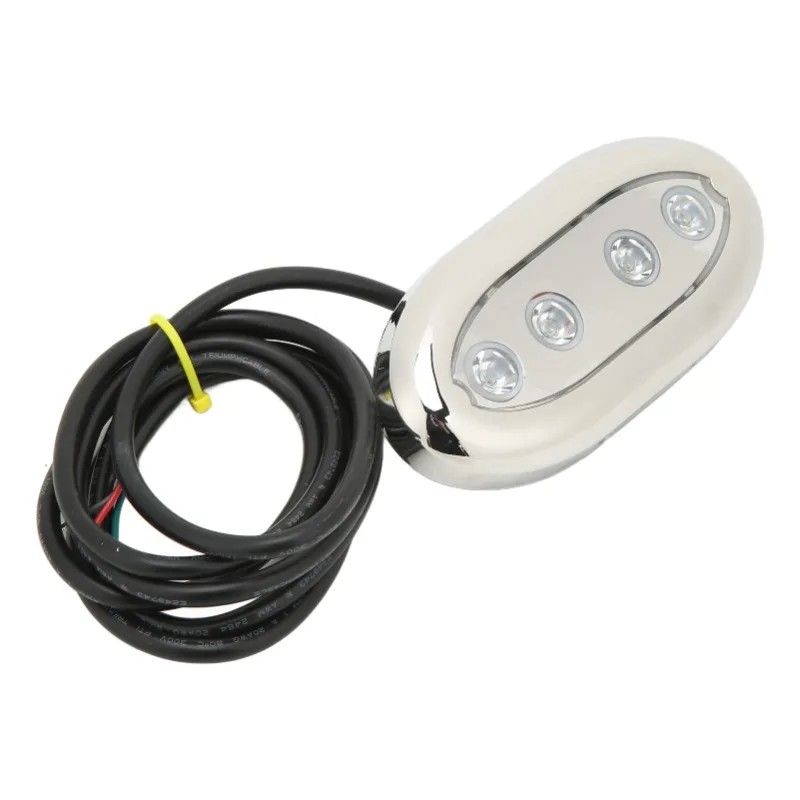 

Marine Underwater LED Light DC 12V‑24V IP68 Waterproof Universal Fit