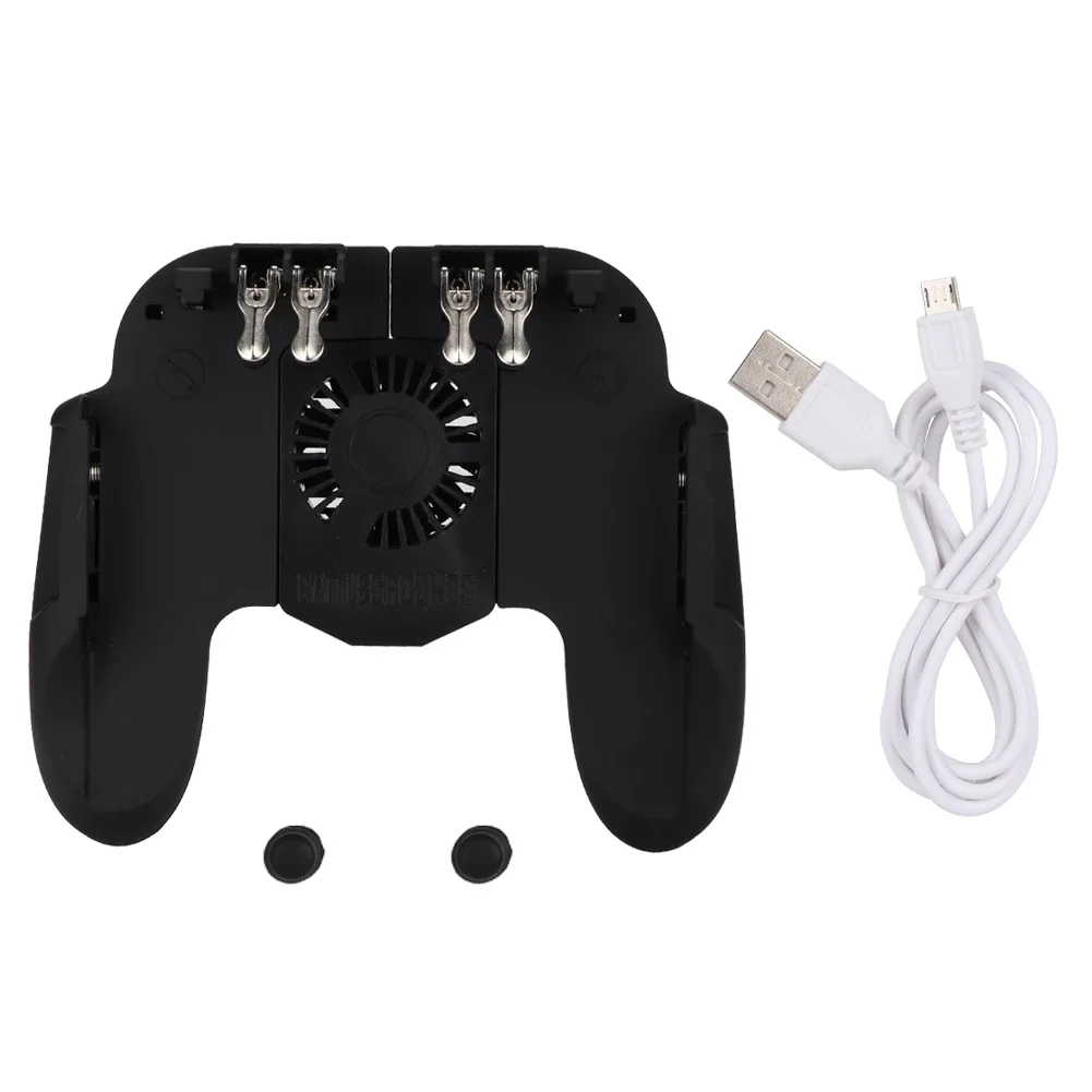 Mobile Gaming Handle Gamepad for Smartphone Mobile Phone Game Controller Heat Dissipation Gamepad Power Handle with Cooling Fan