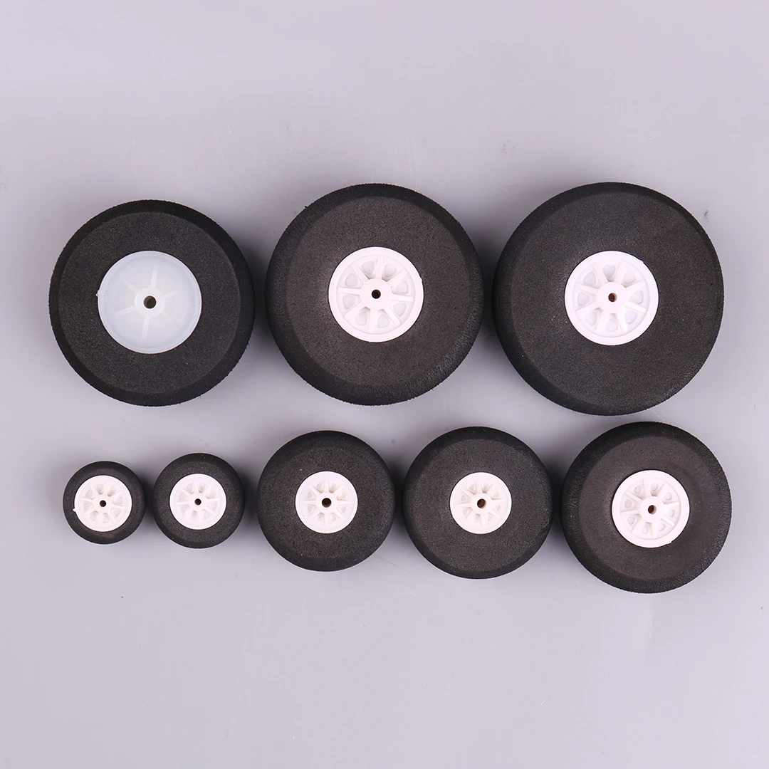 4szt/lot Wysokiej jakości 25mm ~ 76mm Koło gąbkowe Rc Koła samolotu Wysoka wytrzymałość Rc Samolot Elektryczny Rc Samolot Koła piankowe
