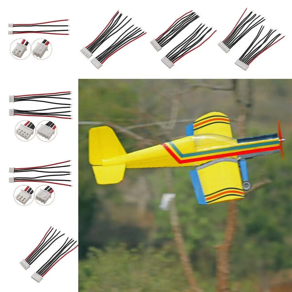 10CM RC Lipo Battery Balancer Charger Plug 22AWG Silicone JST-XH Balancer Cable 2.54mm Pitch Connector Plug Wire