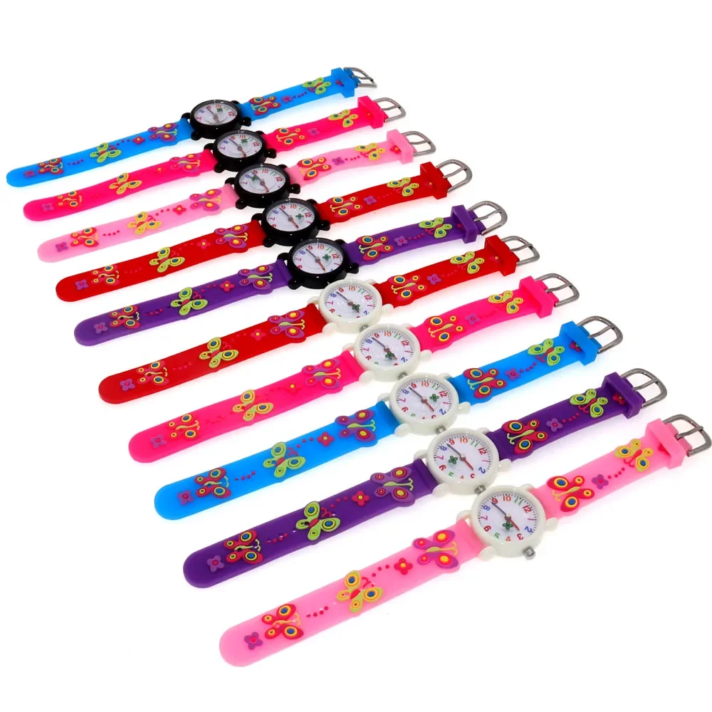 10Pcs Girls Boys Watches Watch Children Wristwatch Kids Watch Party Gifts Baby Watches