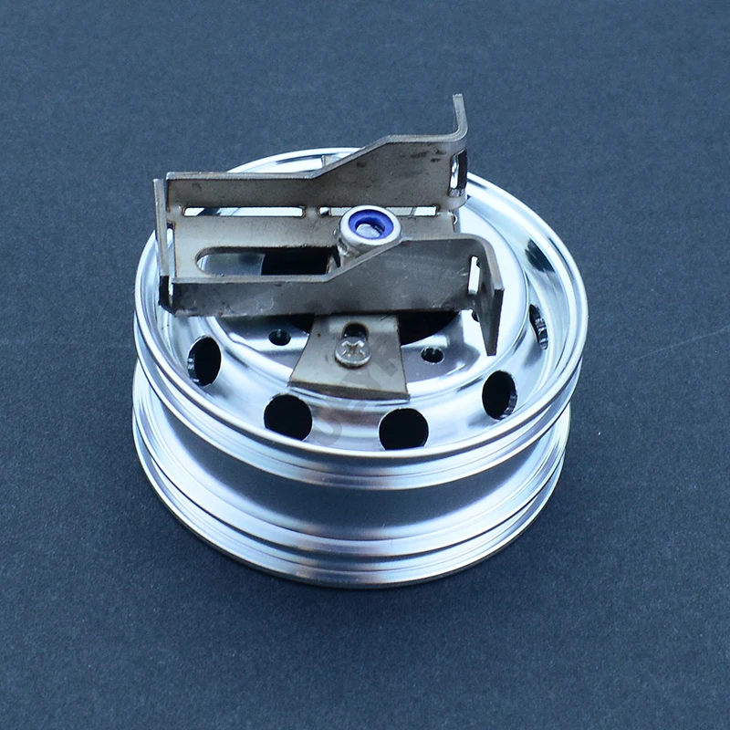 Metal Spare Wheel Bracket Holder with Wheel Hub for 1/14 Tamiya RC Dump Truck SCANIA 770S R620 VOLVO BENZ Arocs MAN TGX LESU Car