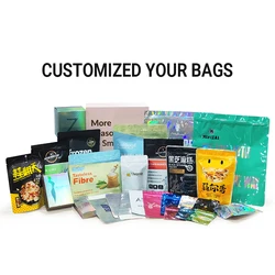 Customized Your Design Packaging Bag With Logo Printed Pouches Special Custom-made Gravure Printing Small Lot Manufacture