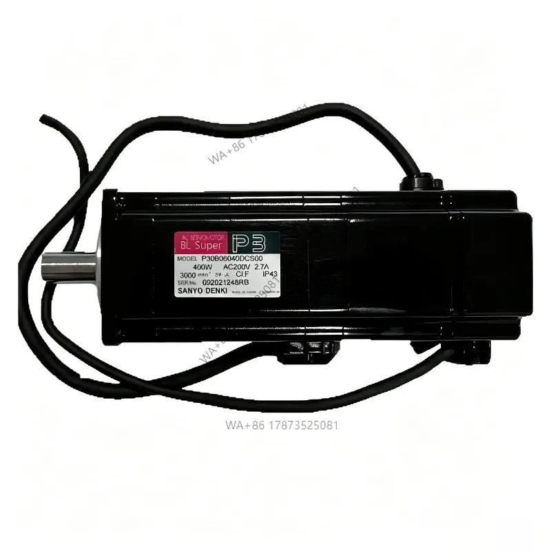 100% Sanyo Servo Motor P30B06040DCS00 400w for Industry Machine