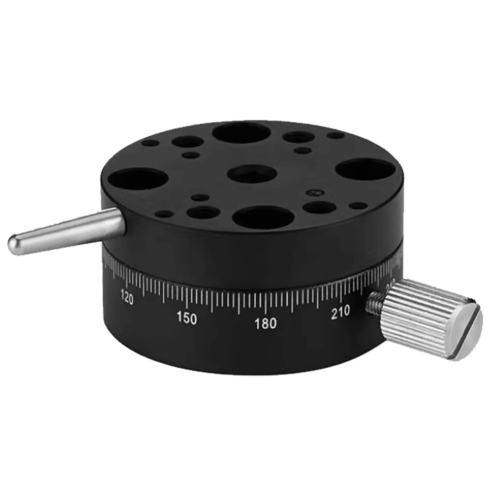 

REG25/40/60 R-Axis Rotary Fine-tuning Displacement Slide, High-precision Knob Feed Adjustable Anodized Aluminum Platform