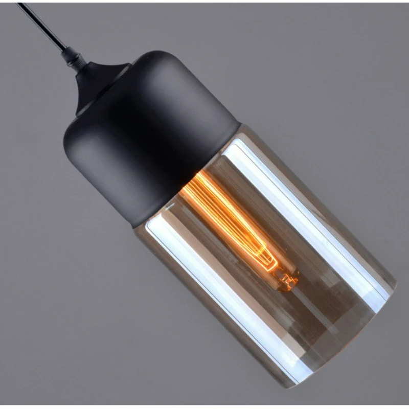 

Винтажный стеклянный подвесной светильник в стиле лофт, столовая, бар, ретро, ресторан, подвесной светильник, минималистичный подвесной светильник, подвеска для кофейни