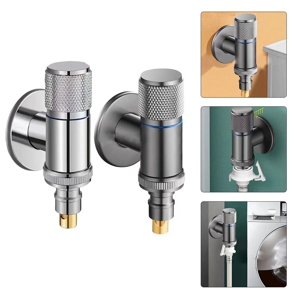 

Смеситель для стиральной машины, настенный кран, остановка воды, угловой клапан быстрого открытия, холодная вода G1/2, смеситель для стиральной машины