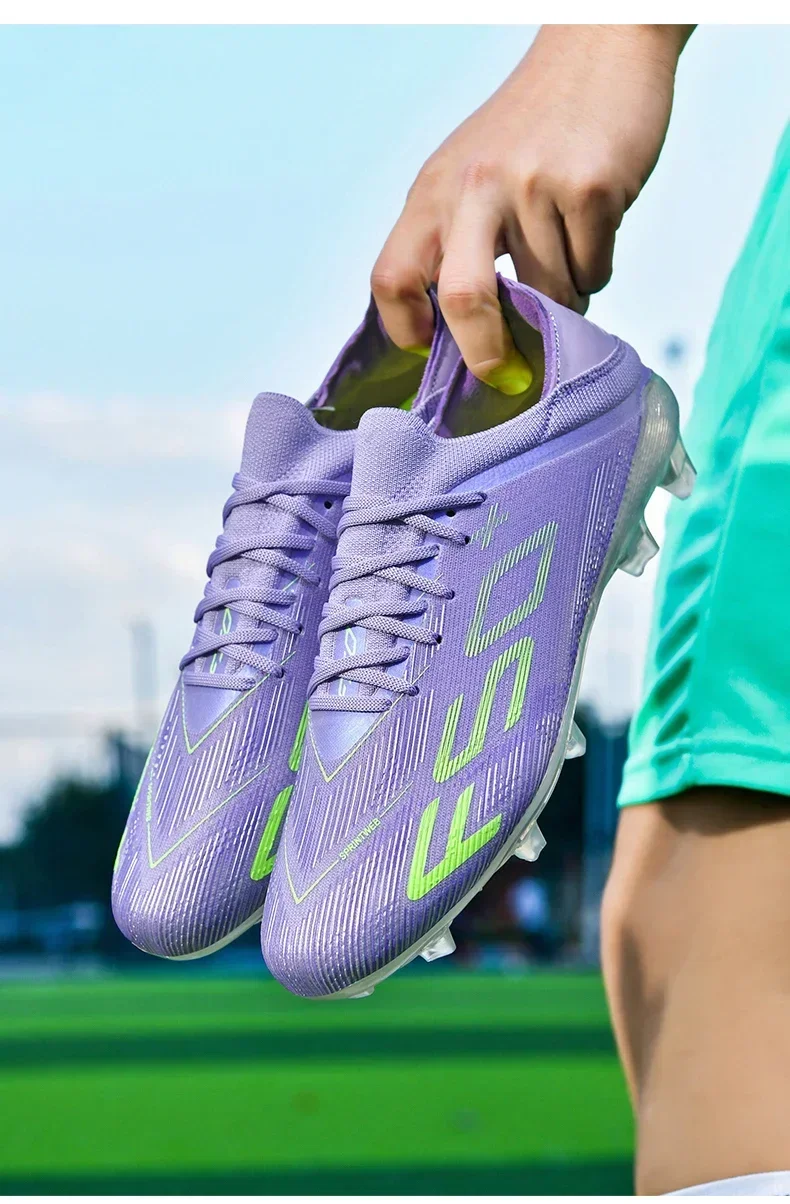 Neue Herren-Fußballschuhe: Rutschfeste Hallen- und Outdoor-Sneaker mit Stollen – Hochwertige Futsal-High-Top-Schuhe für Rasen – Bestseller – Detail 7