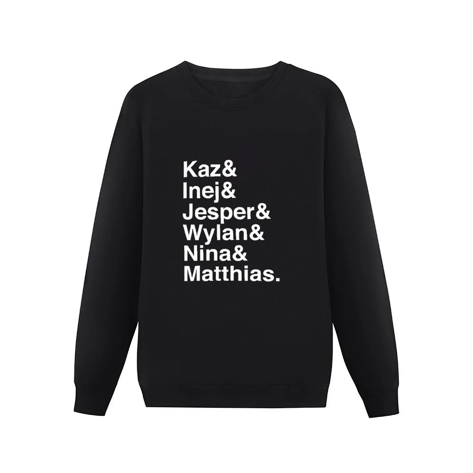 Kaz & Inej & Jesper & Wylan Nina Matthias. (Six of Crows Inverse) Pullover Hoodie hooded shirt anime clothes sweatshirt