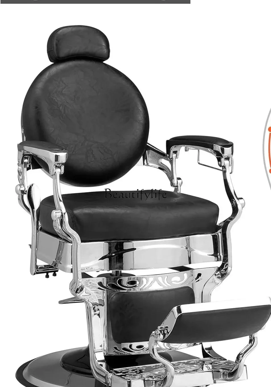 

LLX29Barber chair retro hair salon lift hair chair 360 degree rotation