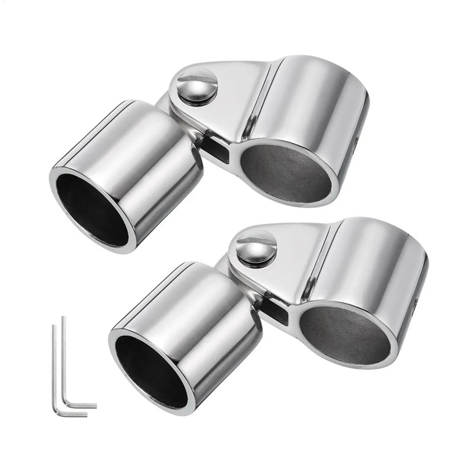 

Boat Top Parts Hinged Jaw Slide Stainless Steel 2 Pieces Anti-Rust Awning Fixings For Round Tube Deck Fitting Applications