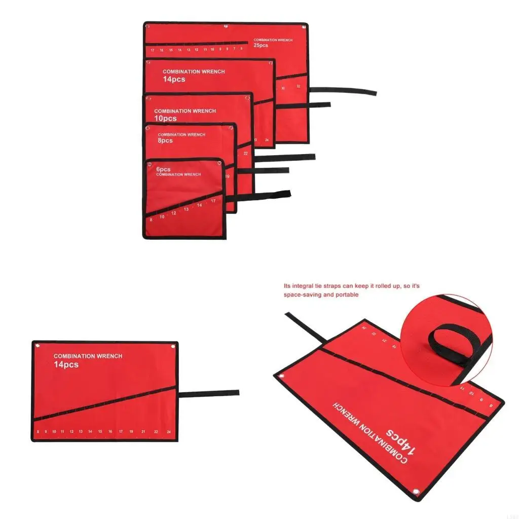

Катушечный оксфордский гаечный ключ, свернутая сумка, инструмент для электрика, сантехника, плотник, высококачественный инструмент, свернутая сумка