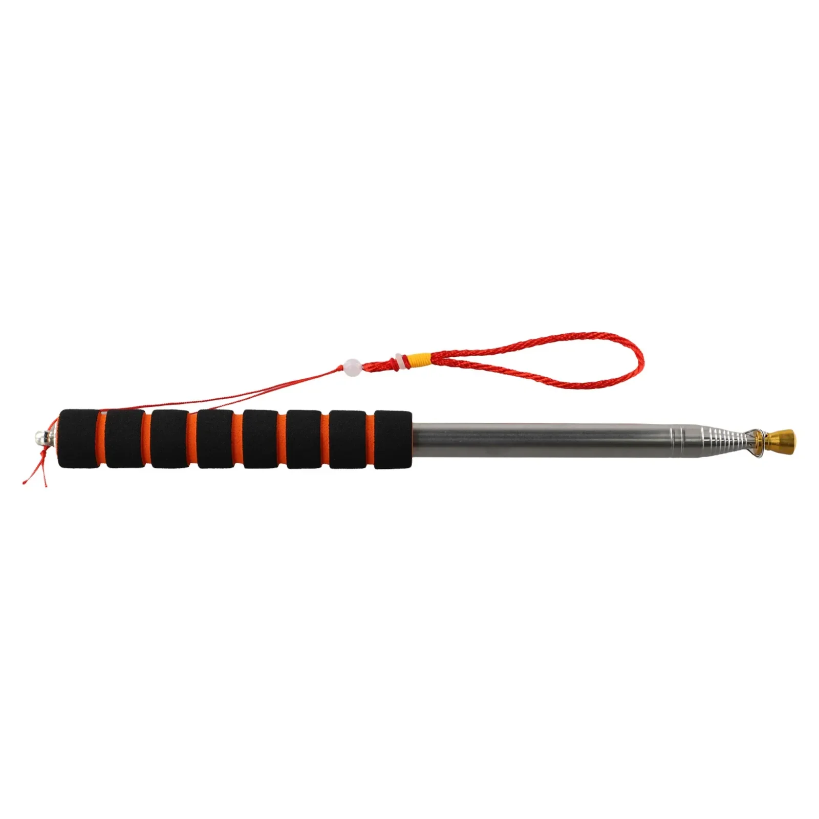 3 Meters Telescopic Handheld Flagpole With 4 Clips Sponge Handle Portable Pole Flag Waving Flagpole Teaching Pointer Tour