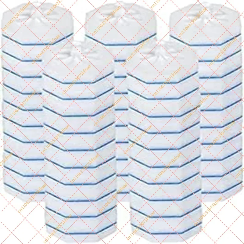50PCS Disposable Toilet Brush Refills | Upgraded Scrubbing Wand Heads, Pre-Loaded with Cleaner for Deep Cleaning
