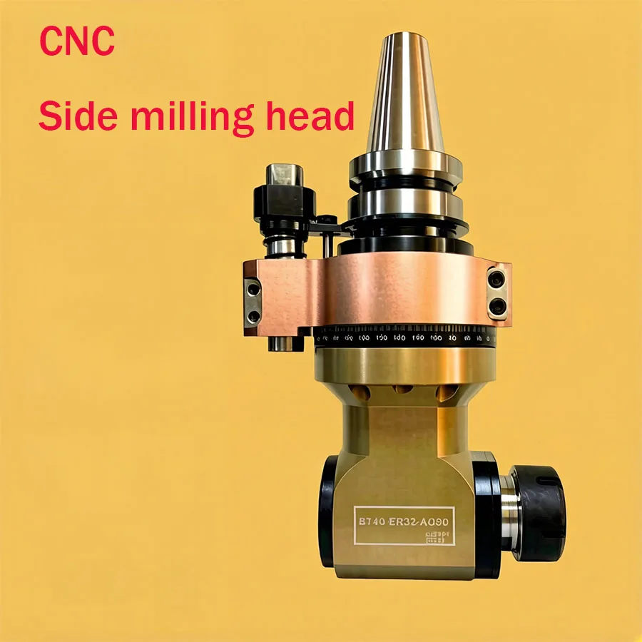 

High end quality BT40 side milling head 90 degree angle head CNC right angle angle head right angle side milling head