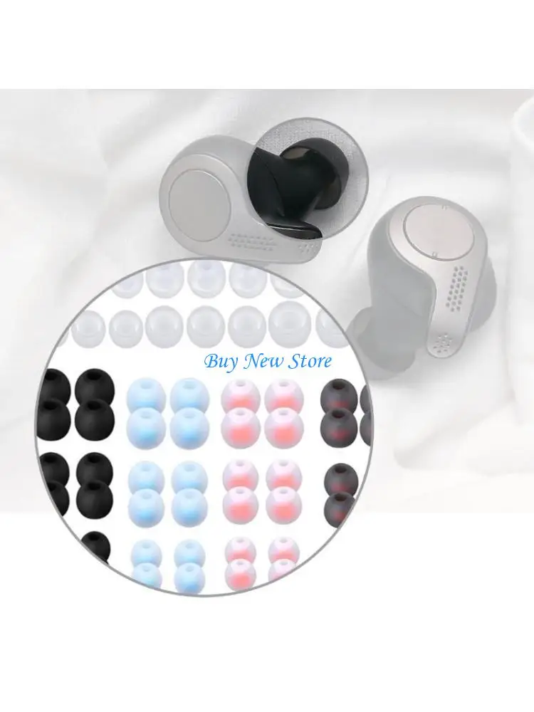 

20CE Set of 36 Eartips Ear Tips Replacement Headphones Earbud Tips Silicone Buds