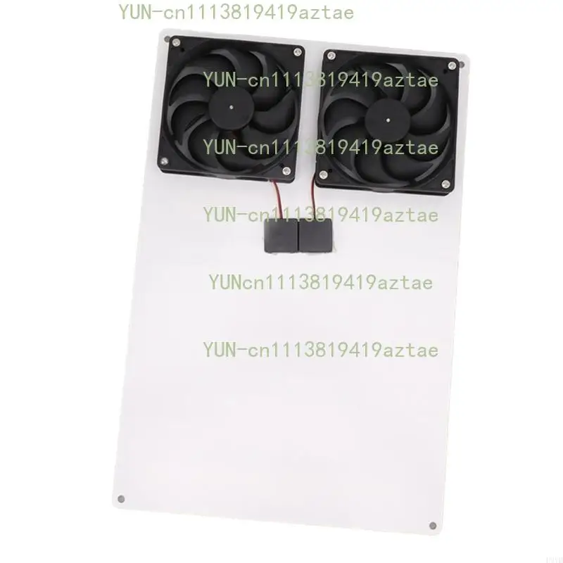 Solar Panel Powered Exhaust Fan Cooling Ventilator Solar Exhaust Fan for Dog Chicken House Greenhouses Enduring
