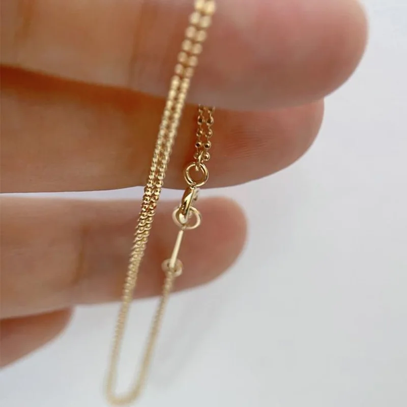 S925 Double Round Neads Bracelets Women Korean Fashion Sweet Girls Hollow Delicate Bead Chain Bracelet Party Fine Jewelry Gifts