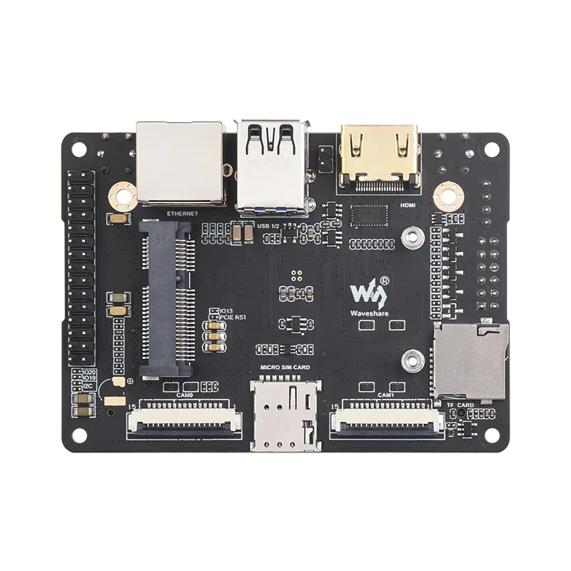 Mini-komputer oparty na modułze Jetson Nano, Jetson Nano Mini Kit Wbudowany moduł M.2 B KEY Slot WiFi/4G, metalowa obudowa dla różnych AI