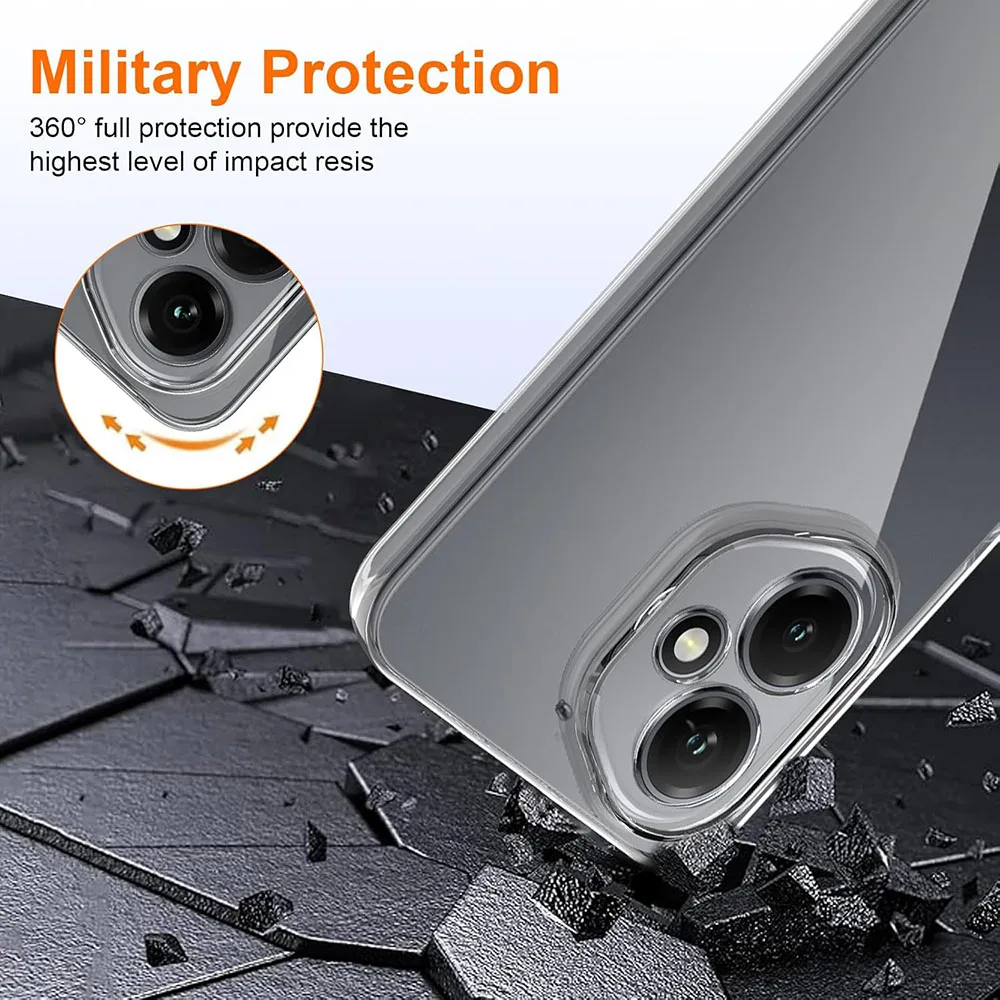 

Ultra Thin Clear Silicone Case For Huawei Honor 400 200 90 70 50 Lite Pro 5g Shockproof Transparent Soft Back Cover Slim Shell