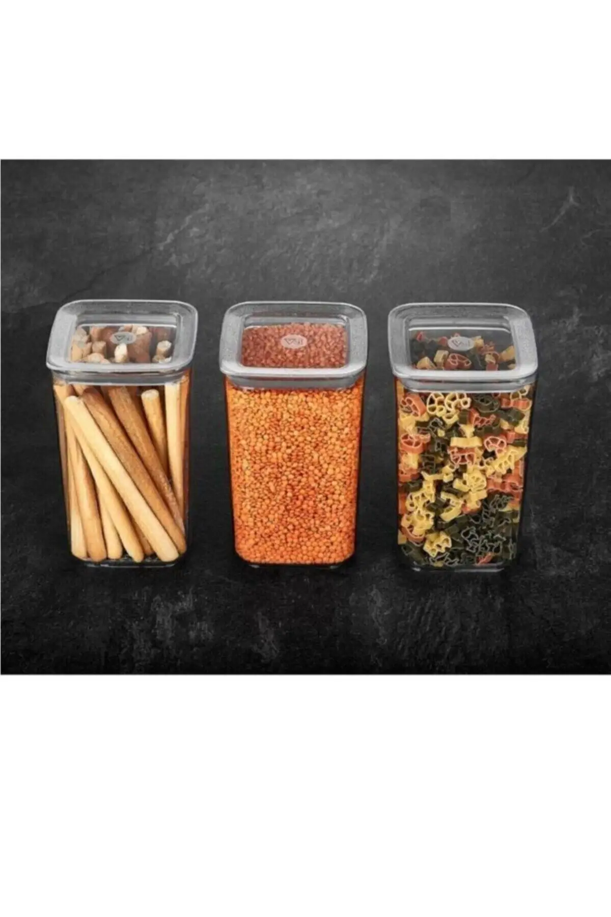 DOLBOVI Sude square storage container set 3x1200 Ml Vp-264