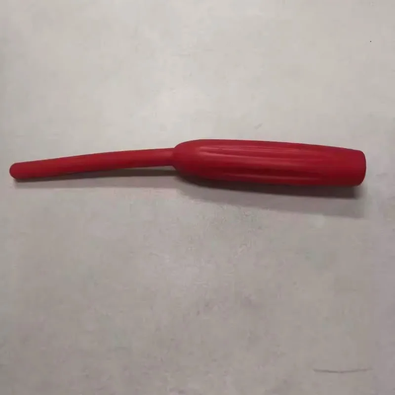 1pc Hydraulic Safety Lock Red Handle Rubber Sleeve For Hitachi Excavator ZAX60 70 200 240 270-3-6