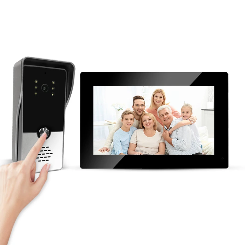 

OEM Durable 4 Wire Video Door Phone Intercom System Economic Video Doorbell Waterproof IP65 for Villa Home