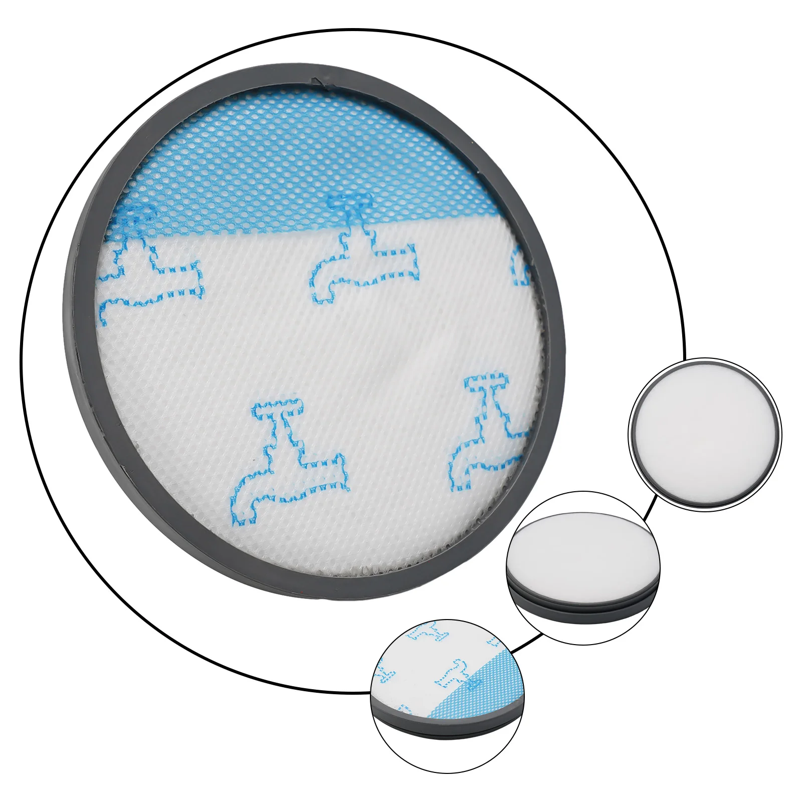 طقم فلتر للمكانس الكهربائية من سلسلة XXL بما في ذلك ملحق الصيانة الأساسي RO4811 وTW4825 لتدفق الهواء النظيف