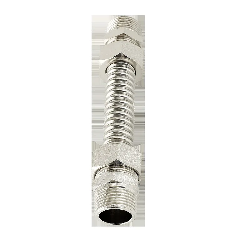 For Stainless Steel Bellows 6 Points Double Outer Wire Copper Head Thickened Central Air Conditioning Fan Fan Hot and Cold