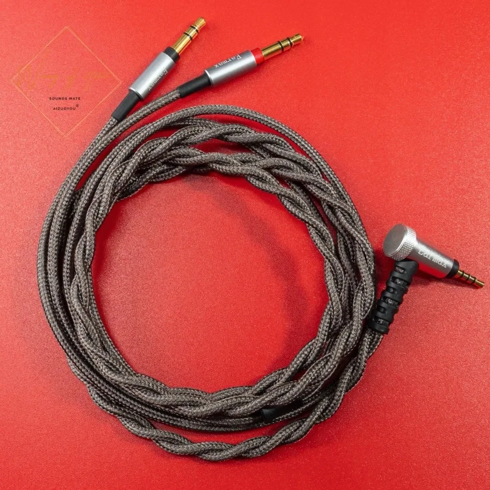 HiFi Balanced Audio Upgrade Cable For Philips Fidelio X3 Onkyo A800 Headphone 2.5mm 3.5mm 4.4mm Line Wire